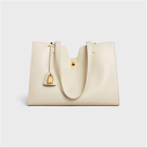 celine limestone bag|CELINE Smooth Calfskin Cabas 16 Bag Limestone.